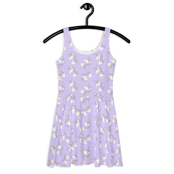 Plus Size Unicorn Pin Up Dress - Picture 9 of 9